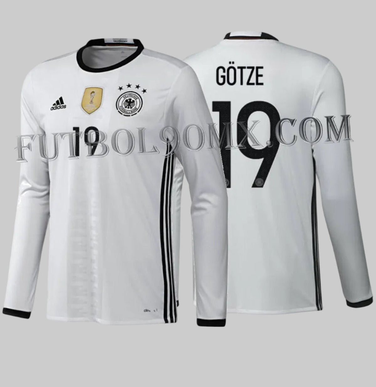 ADIDAS MARIO GOTZE ALEMANIA JERSEY MANGA LARGA DE CASA EURO 2016 1