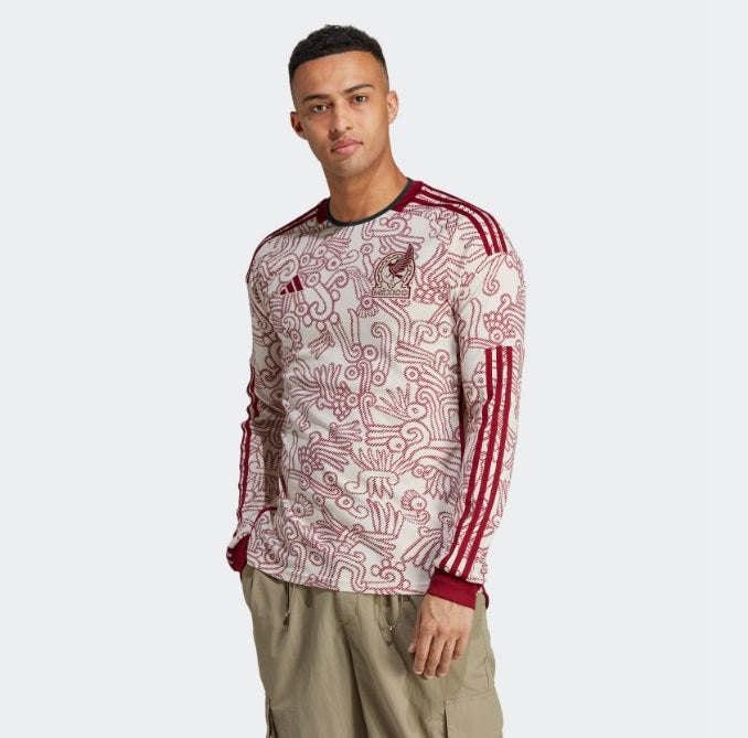 ADIDAS MÉXICO JERSEY DE VISITA DE MANGA LARGA COPA MUNDIAL FIFA 2022 4