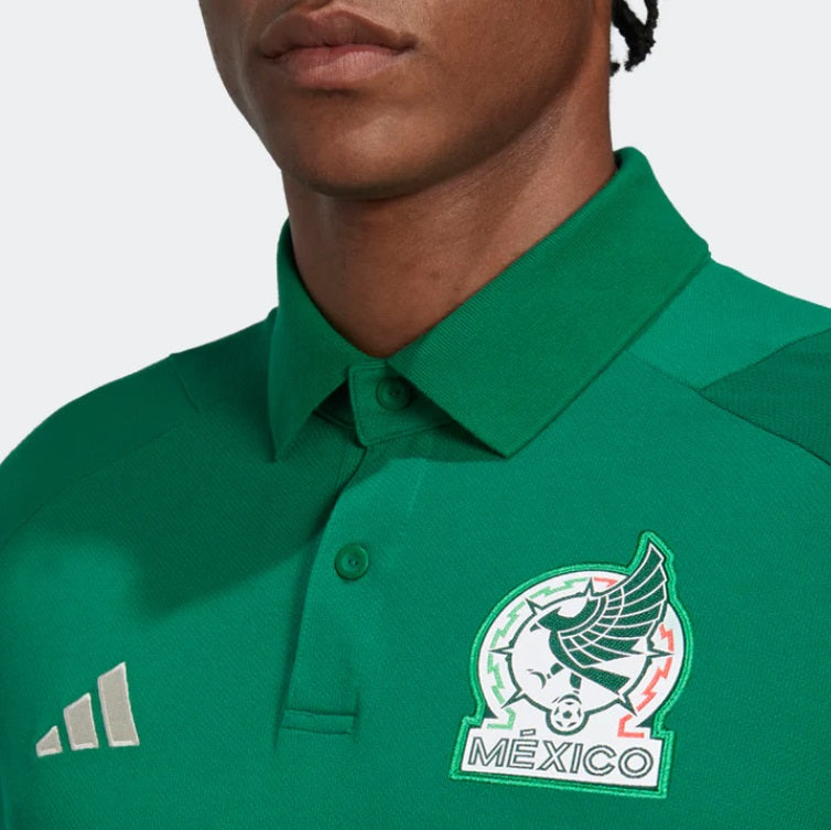 ADIDAS MÉXICO PLAYERA POLO TIRO COPA MUNDIAL FIFA 2022 2
