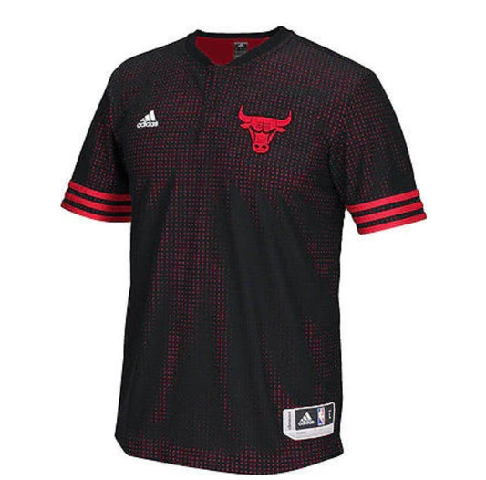 ADIDAS NBA CHICAGO BULLS ON COURT SHOOTER DE MANGA CORTA Negro 1