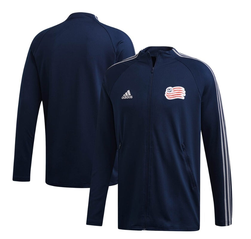 ADIDAS NEW ENGLAND REVOLUTION ON FIELD CHAMARRA ANTHEM 2020 4