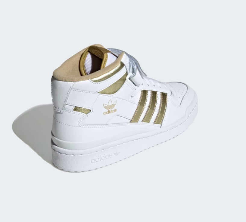 ADIDAS ORIGINALS FORUM MID ZAPATOS PARA MUJER Blanco 7