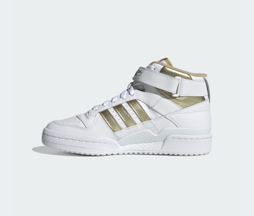 ADIDAS ORIGINALS FORUM MID ZAPATOS PARA MUJER Blanco 3