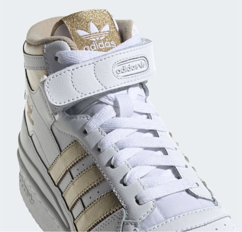 ADIDAS ORIGINALS FORUM MID ZAPATOS PARA MUJER Blanco 9