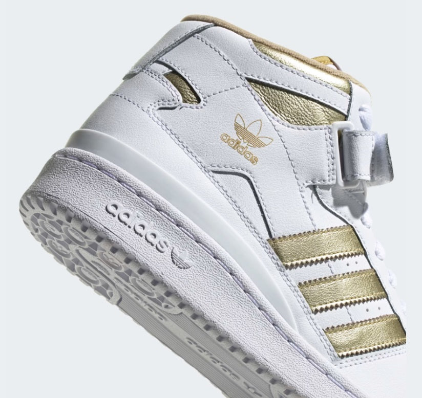 ADIDAS ORIGINALS FORUM MID ZAPATOS PARA MUJER Blanco 10