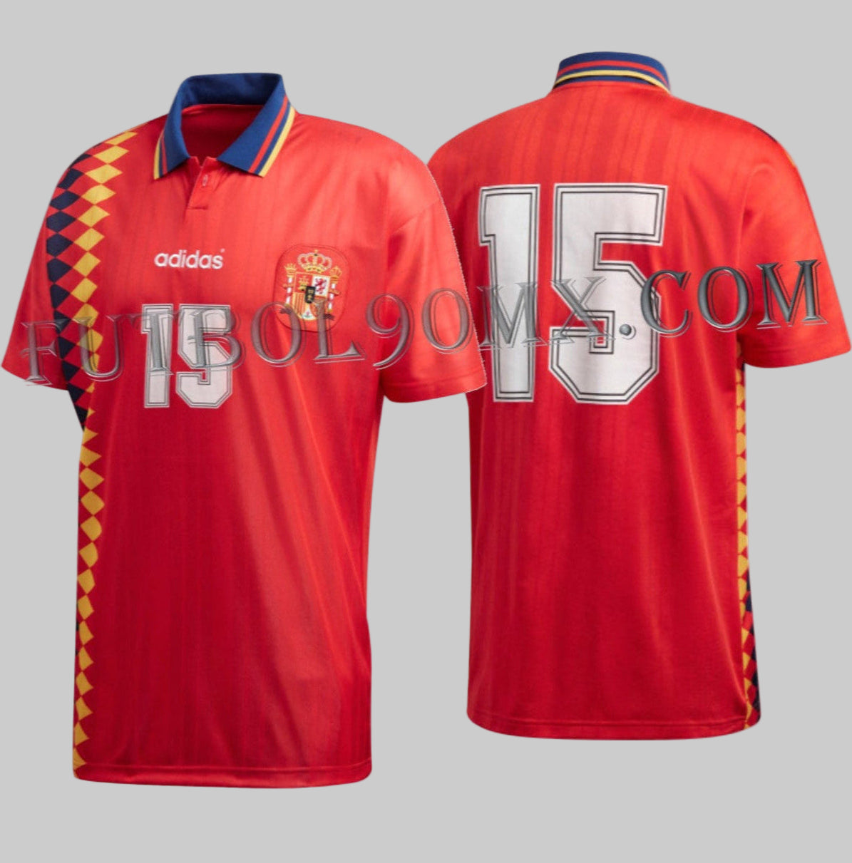 ADIDAS ORIGINALS ESPAÑA JERSEY DE CASA COPA MUNDIAL FIFA 1994 1