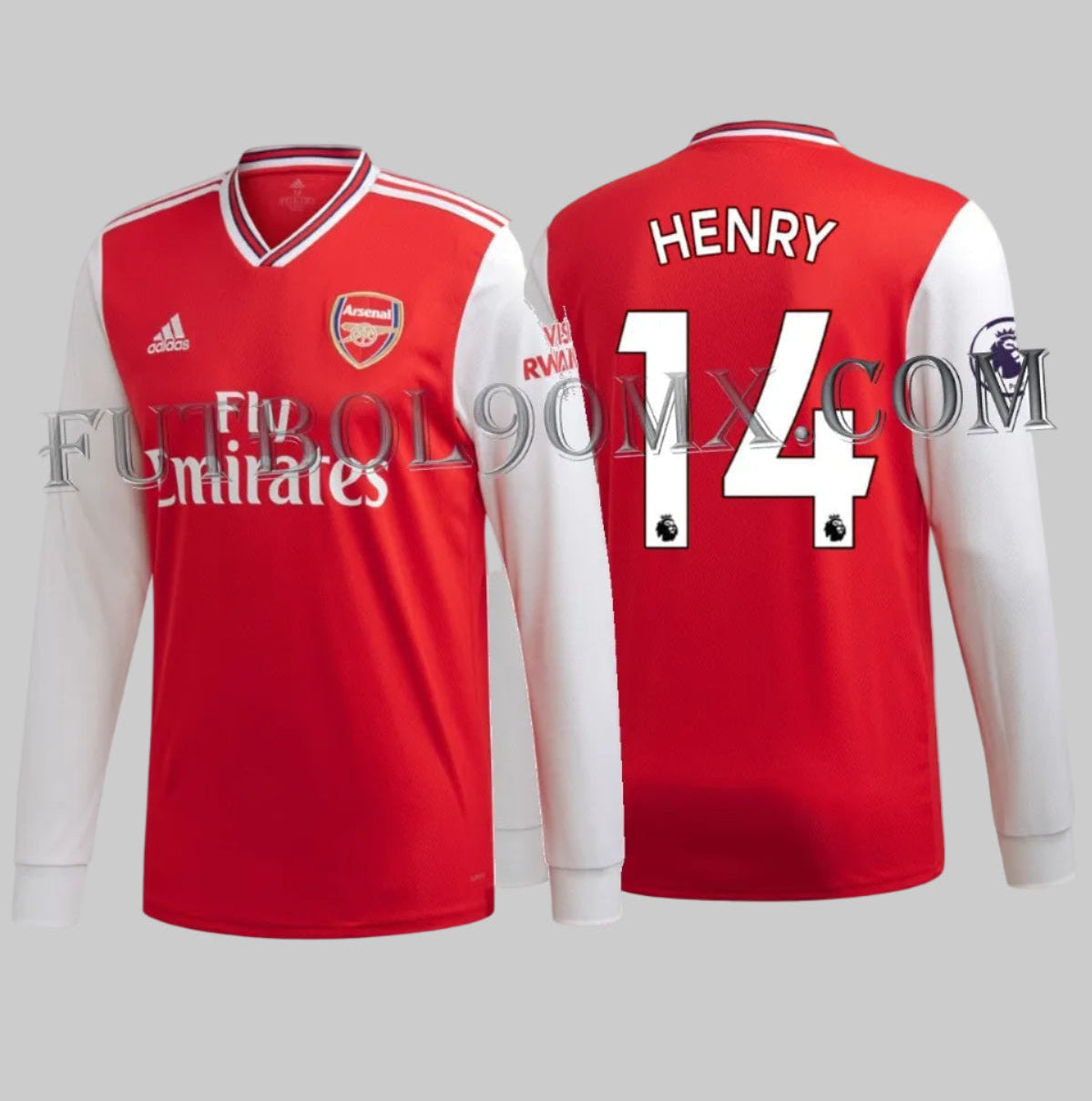 ADIDAS THIERRY HENRY ARSENAL FC JERSEY MANGA LARGA DE CASA 2019/20 1