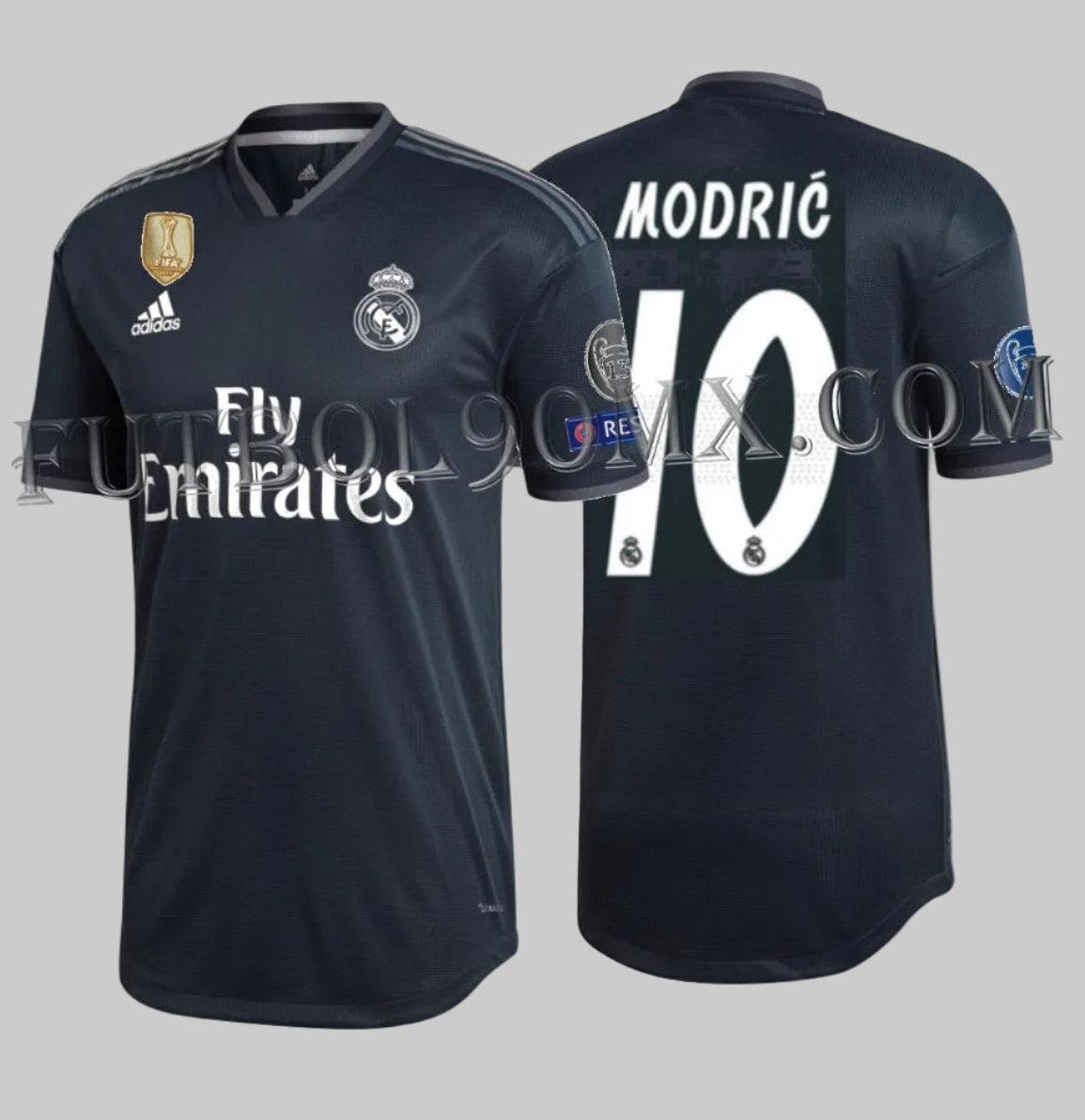 ADIDAS LUKA MODRIC REAL MADRID JERSEY AUTHENTIC MATCH DE VISITA UEFA CHAMPIONS LEAGUE 2018/19 1