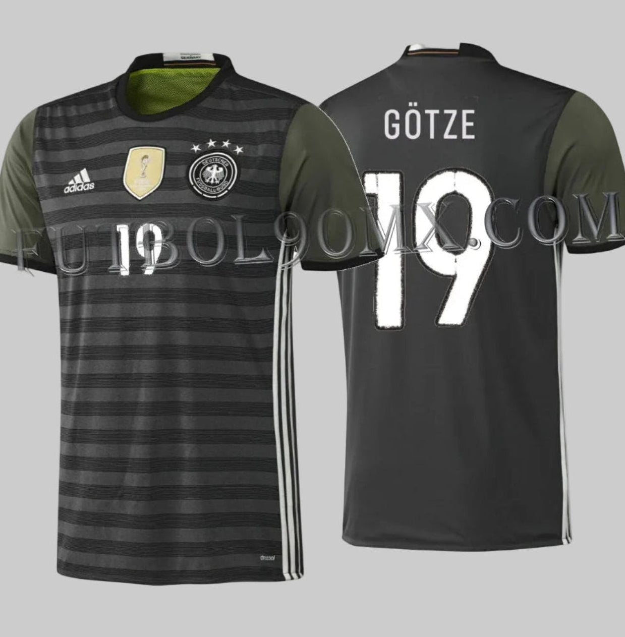 ADIDAS MARIO GOTZE ALEMANIA JERSEY DE VISITA EURO 2016 1