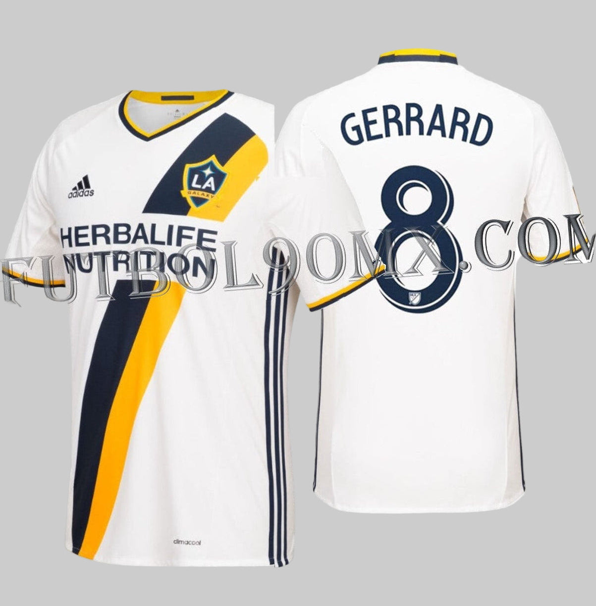 ADIDAS STEVEN GERRARD LOS ANGELES GALAXY JERSEY DE CASA 2016 1