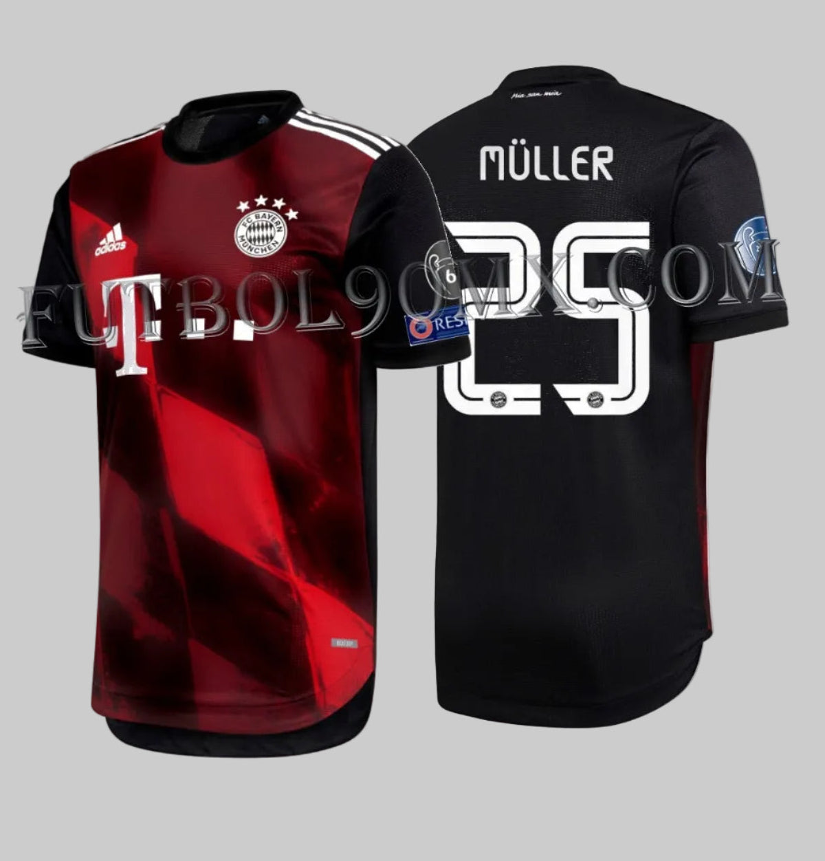 ADIDAS THOMAS MULLER BAYERN MUNICH AUTHENTIC MATCH JERSEY TERCERO UEFA CHAMPIONS LEAGUE 2020/21 1