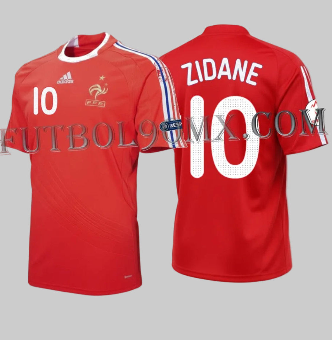 ADIDAS ZINEDINE ZIDANE FRANCE JERSEY DE VISITA EURO 2008 1