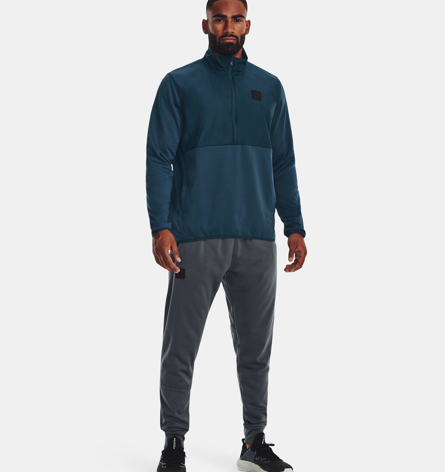 UA UNDER ARMOUR SUDADERA FLEECE STORM CON 1/2 CIERRE 7