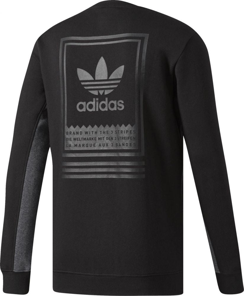 ADIDAS ORIGINALS SUDADERA TOOLKIT CREW DE SKATEBOARDING Negro 2