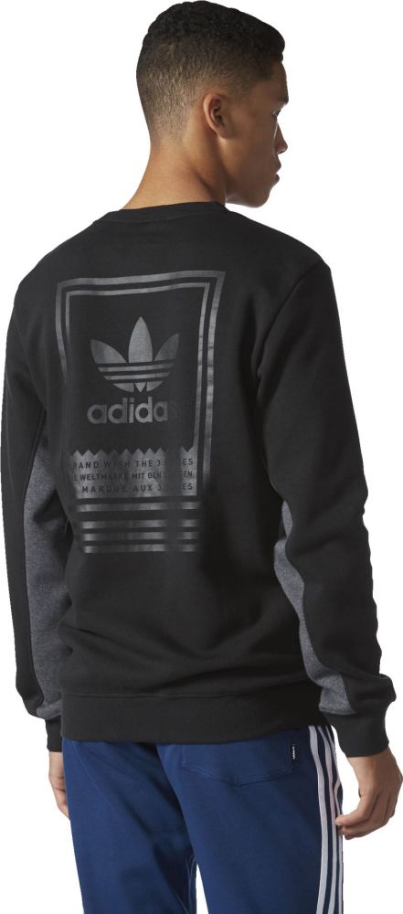 ADIDAS ORIGINALS SUDADERA TOOLKIT CREW DE SKATEBOARDING Negro 5