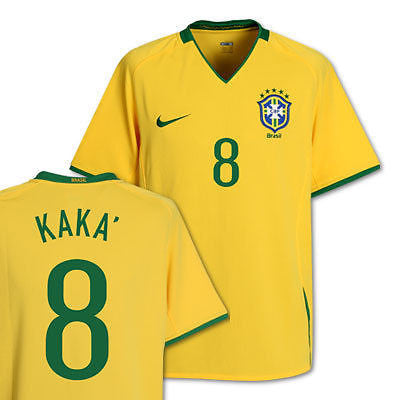 NIKE KAKA BRASIL JERSEY DE CASA 2008/09 2
