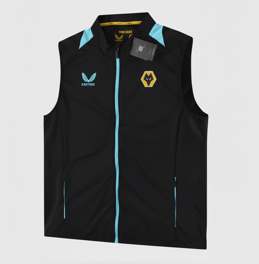 CASTORE WOLVERHAMPTON WOLVES CHALECO DE ENTRENAMIENTO PRO BENCH 2021/22 1
