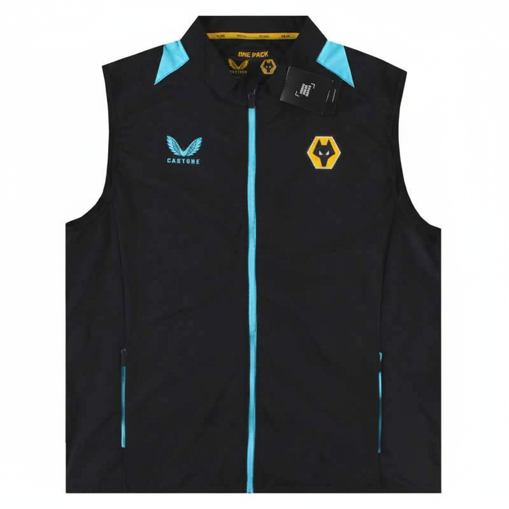 CASTORE WOLVERHAMPTON WOLVES CHALECO DE ENTRENAMIENTO PRO BENCH 2021/22 3
