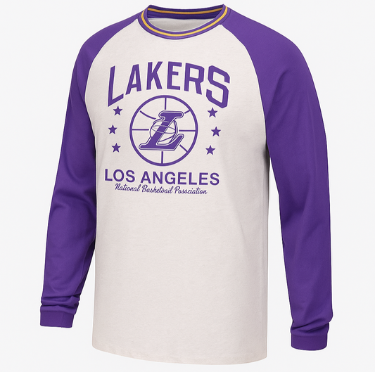 ADIDAS ORIGINALS NBA LOS ANGELES LAKERS CAMISETA LIGERA DE MANGA LARGA 2