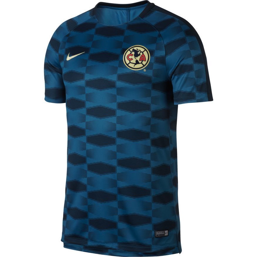 NIKE CLUB AMERICA JERSEY DE ENTRENAMIENTO PRE PARTIDO DRY SQUAD 2017/18 1
