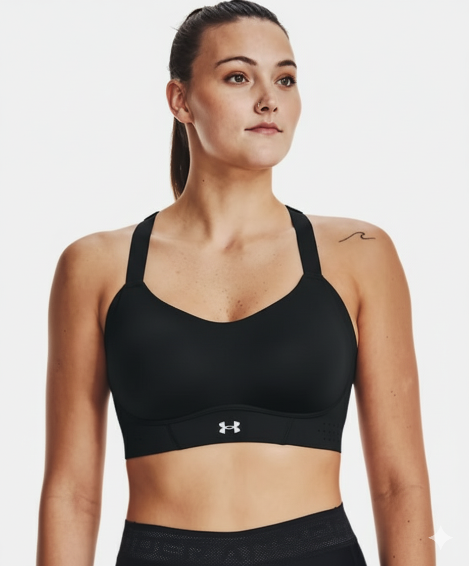 UNDER ARMOUR UPLIFT HIGH SPORTS BRA PARA MUJER Negro 1