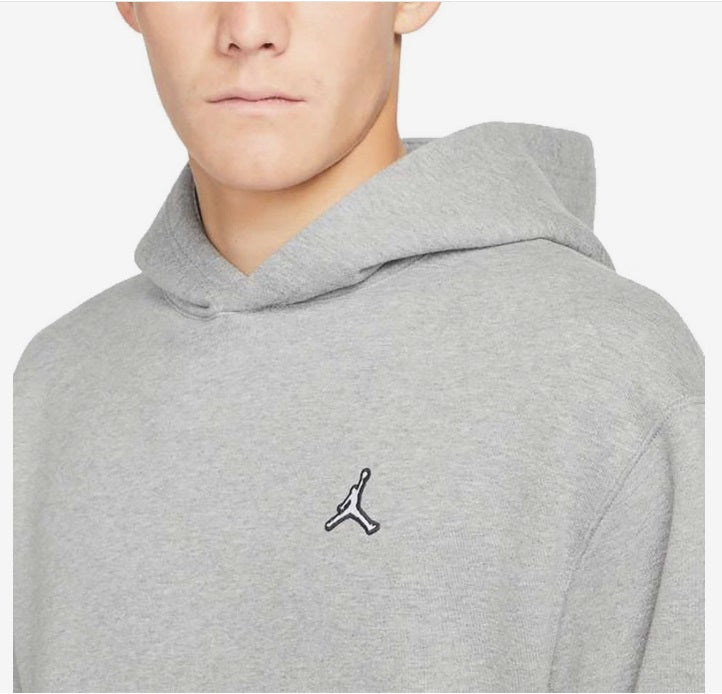 JORDAN SUDADERA CON GORRA ESSENTIALS FLEECE Gris 4