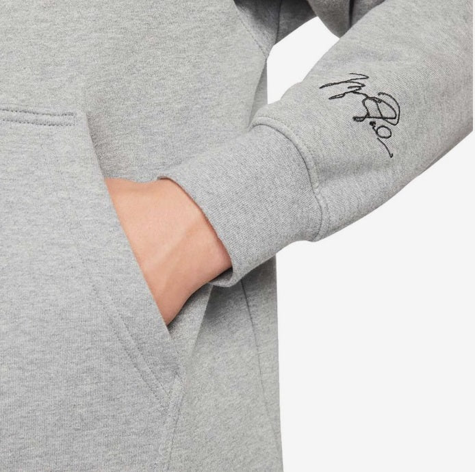 JORDAN SUDADERA CON GORRA ESSENTIALS FLEECE Gris 5