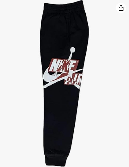JORDAN CLASSICS JOGGER FLEECE PANTS PARA NIÑOS Negro 3