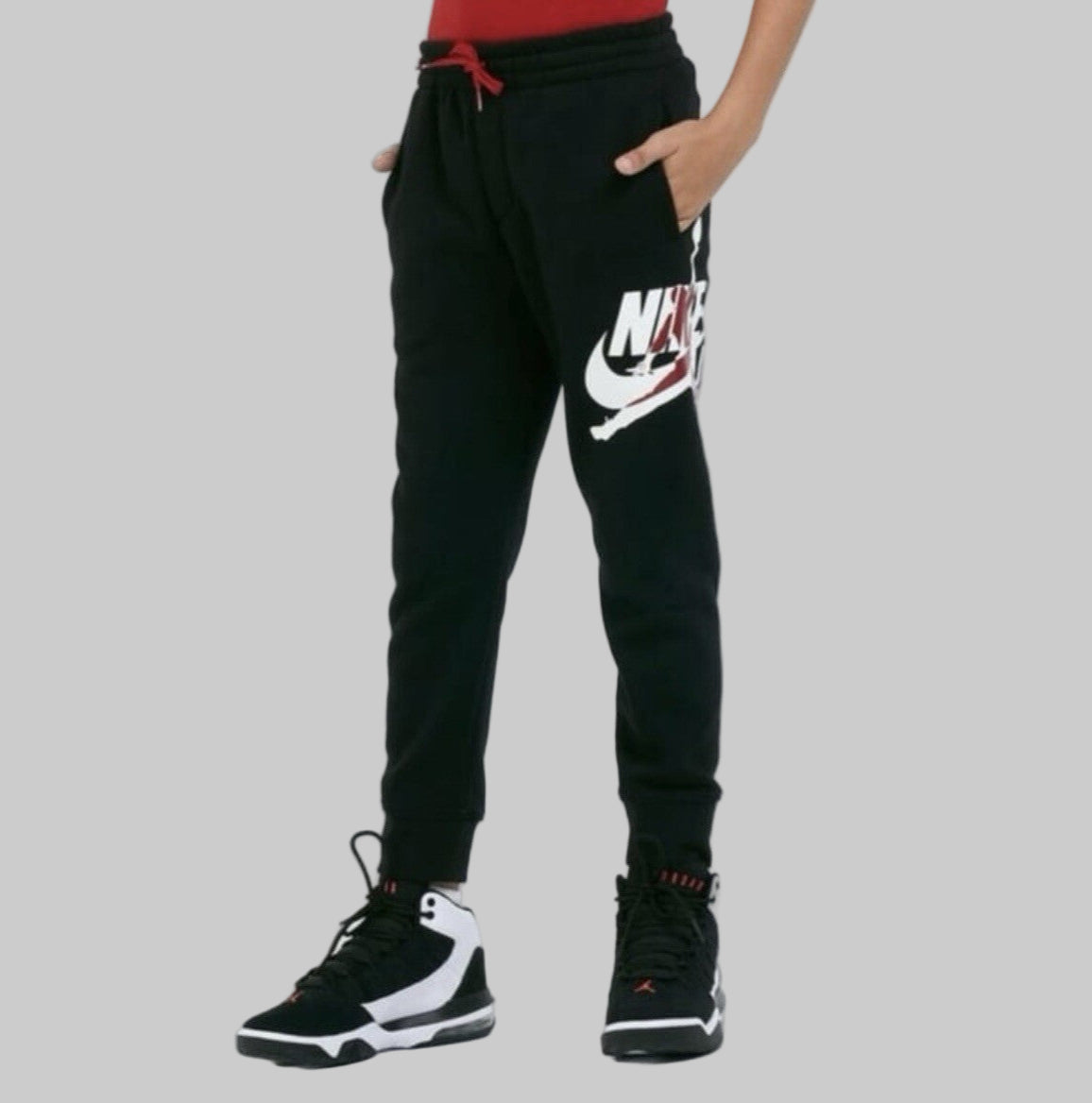 JORDAN CLASSICS JOGGER FLEECE PANTS PARA NIÑOS Negro 1