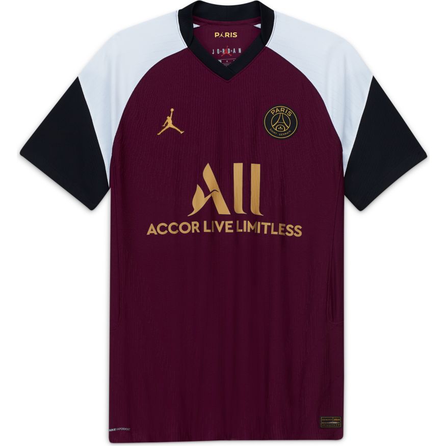 JORDAN KYLIAN MBAPPE PARIS SAINT-GERMAIN PSG JERSEY TERCERO VAPOR MATCH UEFA CHAMPIONS LEAGUE 2020/21 2