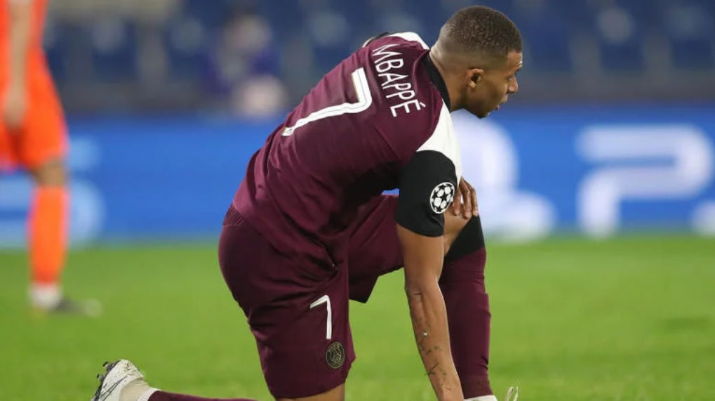 JORDAN KYLIAN MBAPPE PARIS SAINT-GERMAIN PSG JERSEY TERCERO VAPOR MATCH UEFA CHAMPIONS LEAGUE 2020/21 8