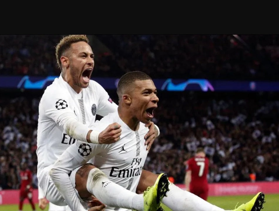 JORDAN KYLIAN MBAPPE PSG JERSEY DE VISITA UEFA CHAMPIONS LEAGUE 2018/19 5