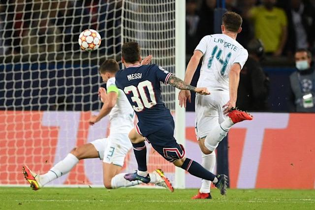JORDAN LIONEL MESSI PSG PARIS SAINT-GERMAIN UEFA CHAMPIONS LEAGUE ADV VAPOR MATCH JERSEY DE CASA 2021/22 8