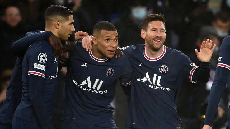 JORDAN LIONEL MESSI PSG PARIS SAINT-GERMAIN UEFA CHAMPIONS LEAGUE ADV VAPOR MATCH JERSEY DE CASA 2021/22 9