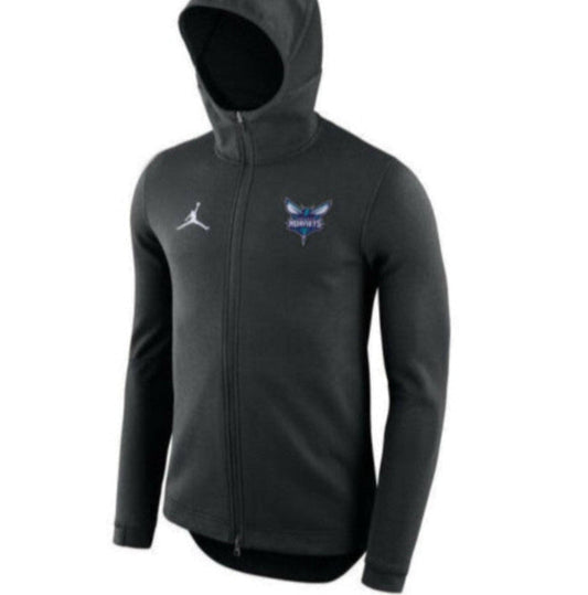 JORDAN NBA CHARLOTTE HORNETS SUDADERA SHOWTIME ON-COURT CON CIERRE COMPLETO 1
