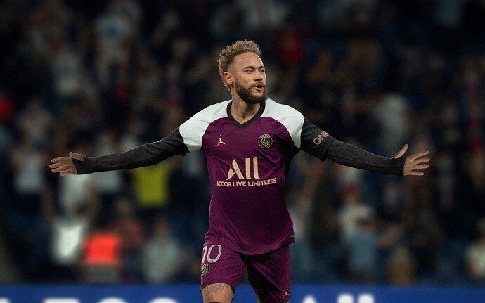 JORDAN NEYMAR JR PARIS SAINT-GERMAIN PSG JERSEY TERCERO VAPOR MATCH UEFA CHAMPIONS LEAGUE 2020/21 9