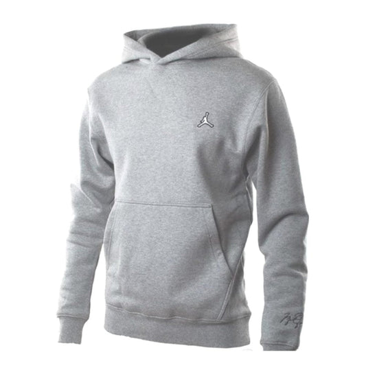 JORDAN SUDADERA CON GORRA ESSENTIALS FLEECE Gris 1