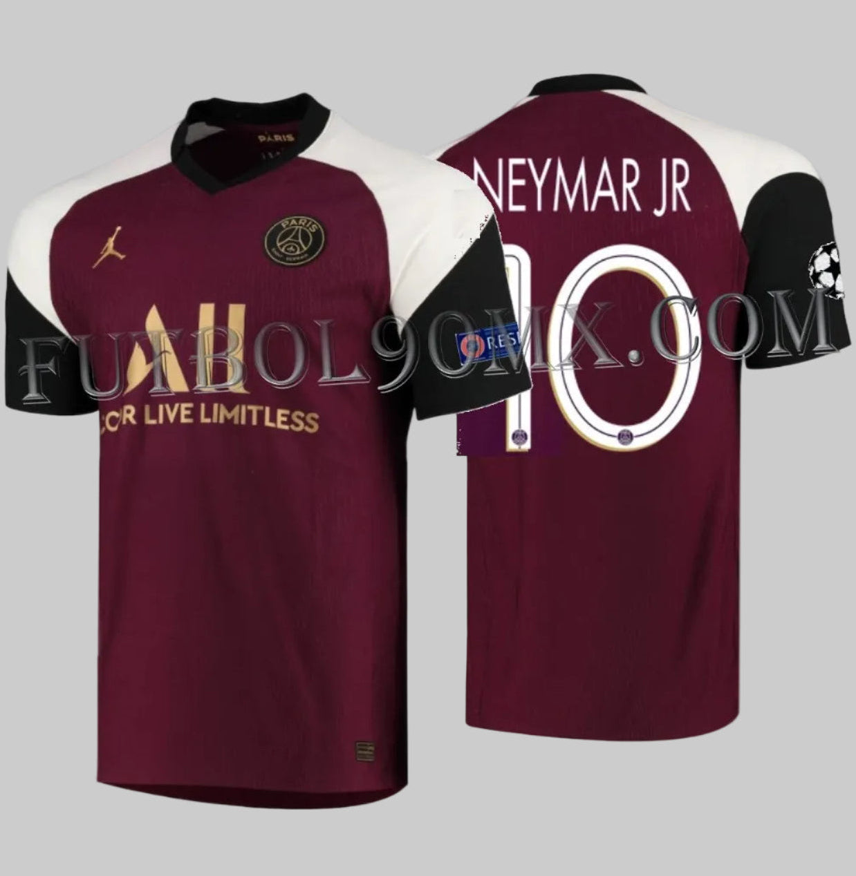 JORDAN NEYMAR JR PARIS SAINT-GERMAIN PSG JERSEY TERCERO VAPOR MATCH UEFA CHAMPIONS LEAGUE 2020/21 1