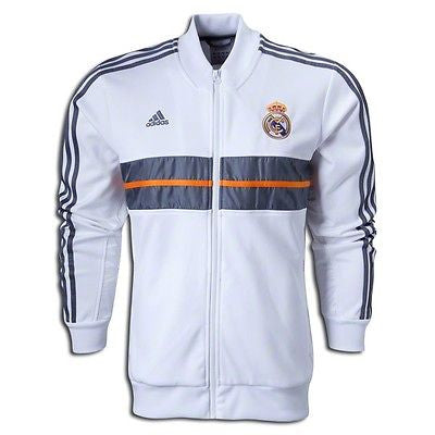 ADIDAS REAL MADRID CHAMARRA DE PISTA ANTHEM Blanco 6