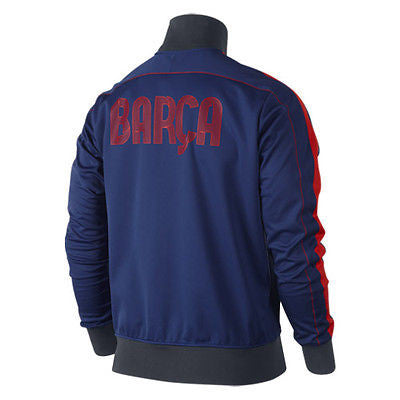 NIKE FC BARCELONA CHAMARRA AUTHENTIC PLAYER ISSUE N98 UEFA CHAMPIONS LEAGUE Azul 2