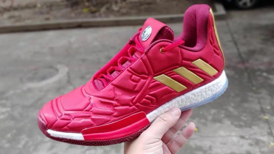 ADIDAS X MARVEL HARDEN VOL 3 “HEROES AMONG US: IRON MAN” ZAPATOS PARA NIÑO 9