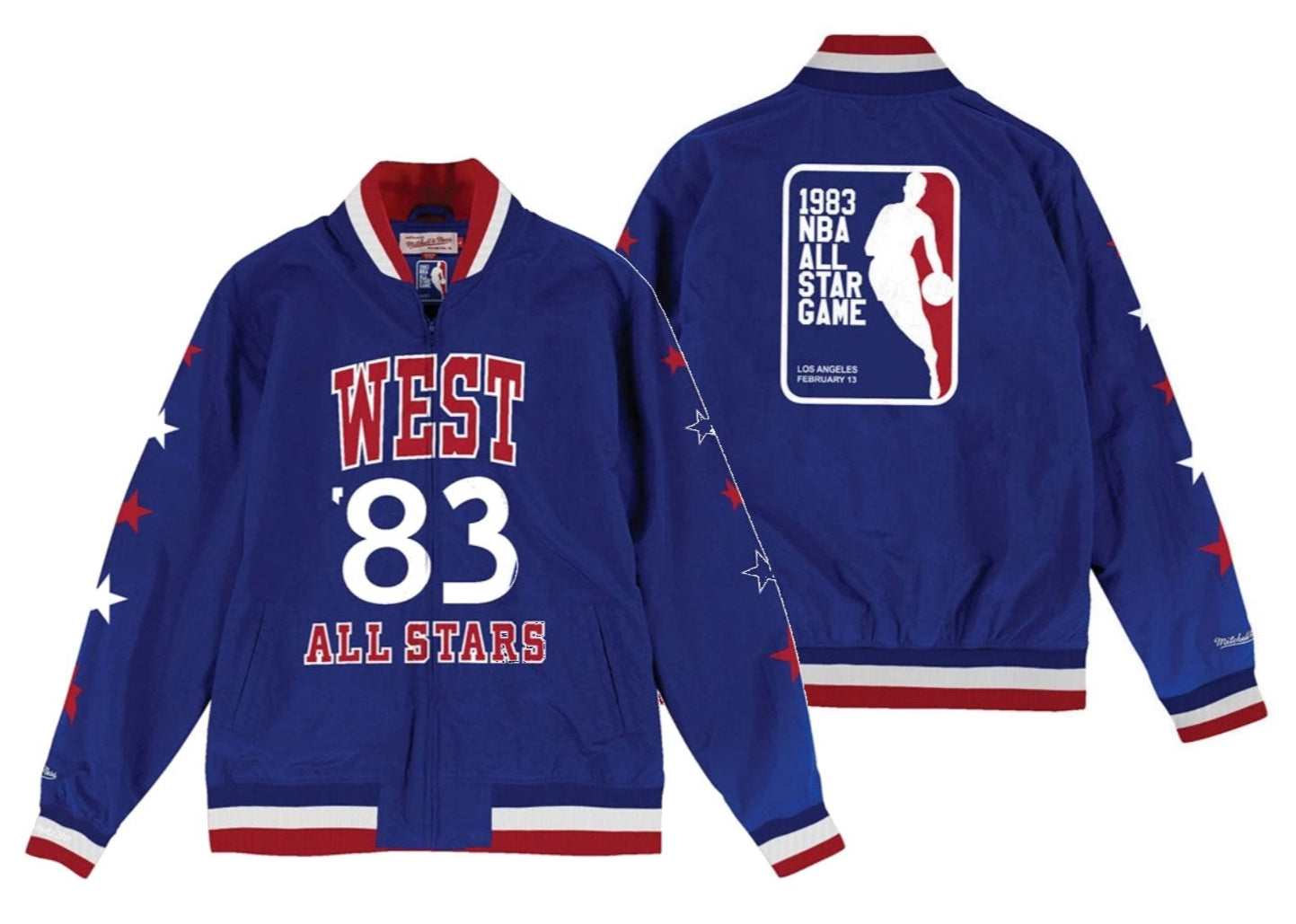 MITCHELL & NESS NBA CHAMARRA DE CALENTAMIENTO ALL-STAR WEST 1983 3