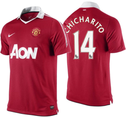 NIKE CHICHARITO MANCHESTER UNITED JERSEY DE CASA PARA NIÑOS 2010/11 1
