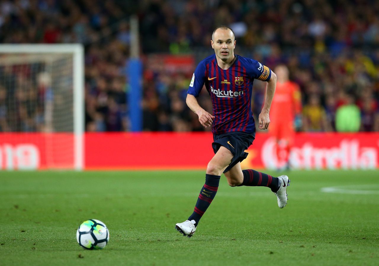 NIKE ANDRES INIESTA FC BARCELONA AUTHENTIC VAPOR MATCH JERSEY DE CASA 2018/19 6
