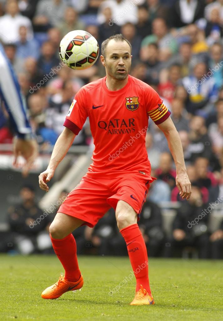 NIKE ANDRES INIESTA FC BARCELONA JERSEY DE VISITA 2014/15 4