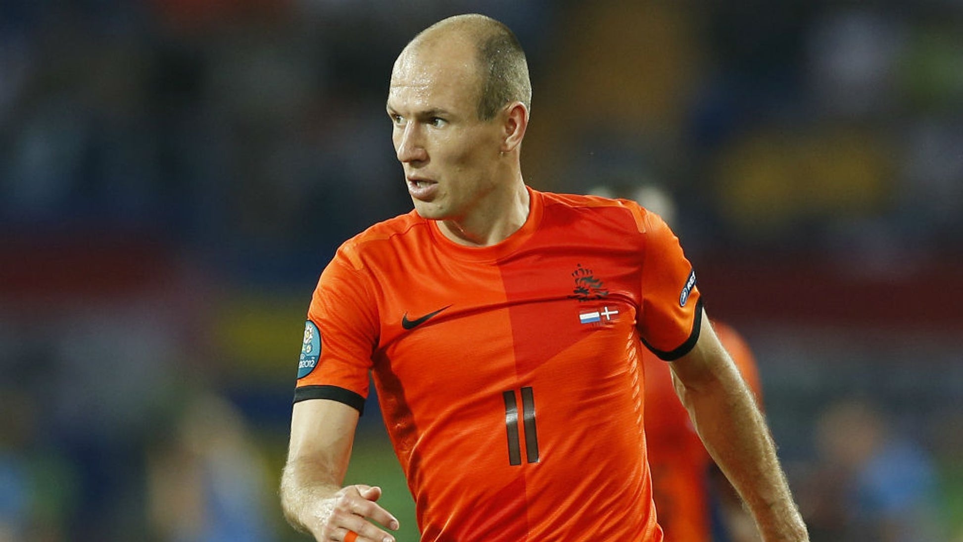 NIKE ARJEN ROBBEN PAISES BAJOS JERSEY AUTHENTIC MATCH DE CASA EURO 2012 3