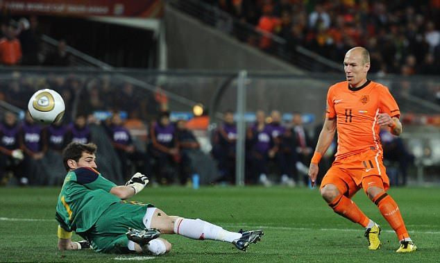 NIKE ARJEN ROBBEN PAISES BAJOS JERSEY DE CASA COPA MUNDIAL FIFA 2010 4