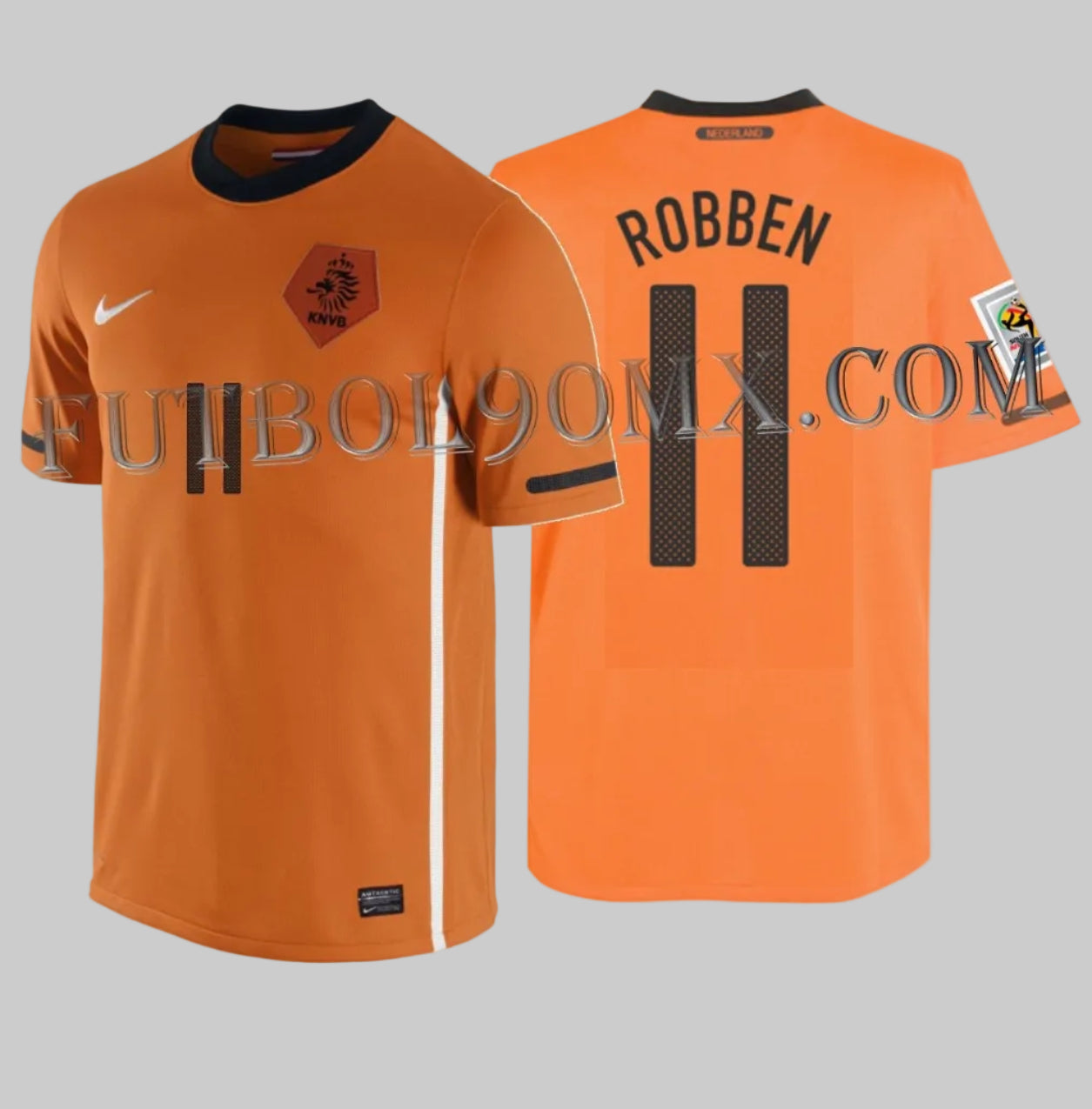 NIKE ARJEN ROBBEN PAISES BAJOS JERSEY DE CASA COPA MUNDIAL FIFA 2010 6
