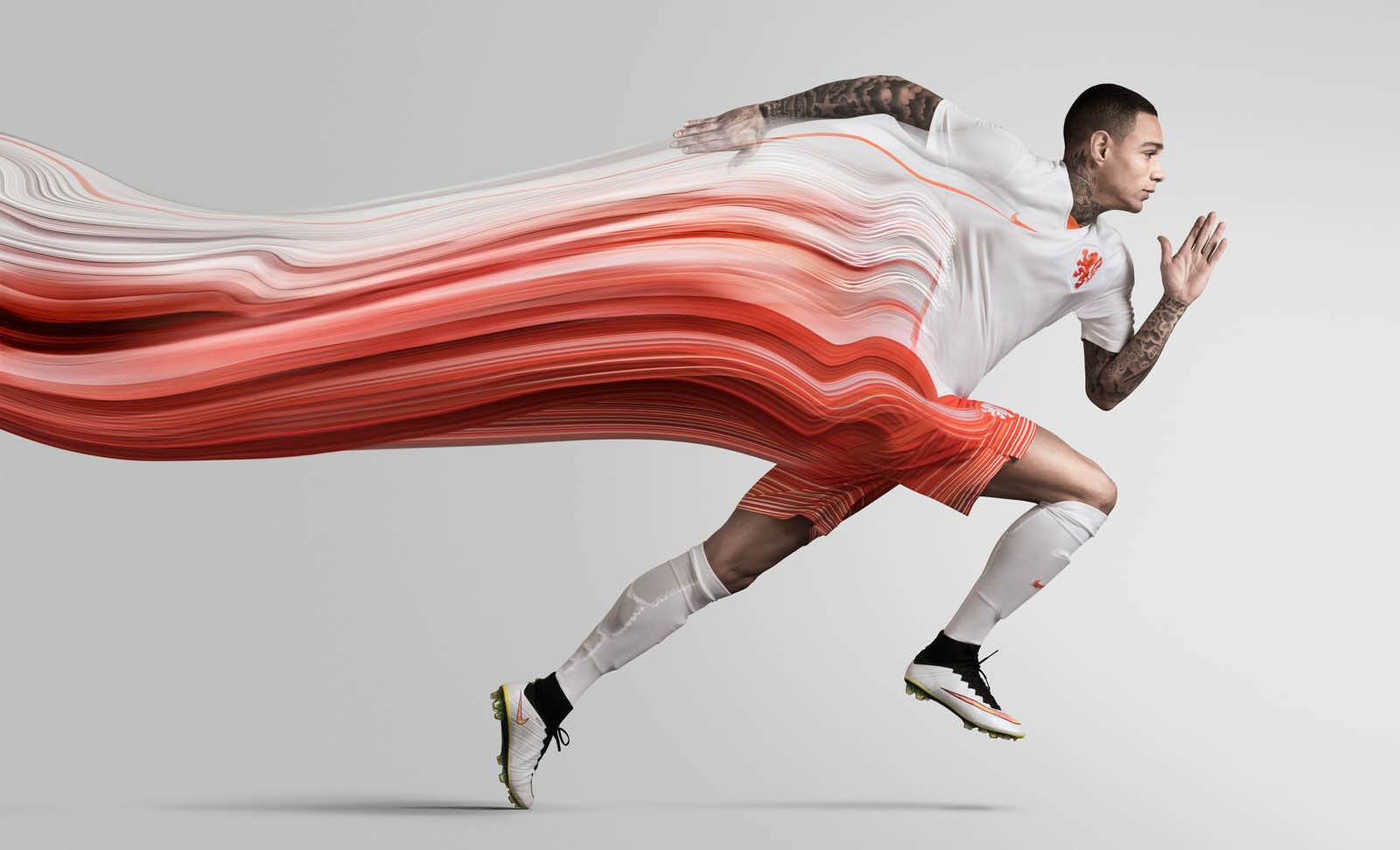 NIKE ARJEN ROBBEN PAISES BAJOS JERSEY DE VISITA 2015/16 4