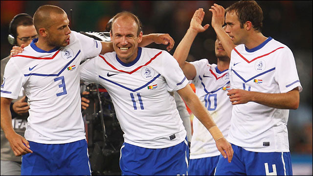 NIKE ARJEN ROBBEN PAISES BAJOS JERSEY DE VISITA COPA MUNDIAL FIFA 2010 6